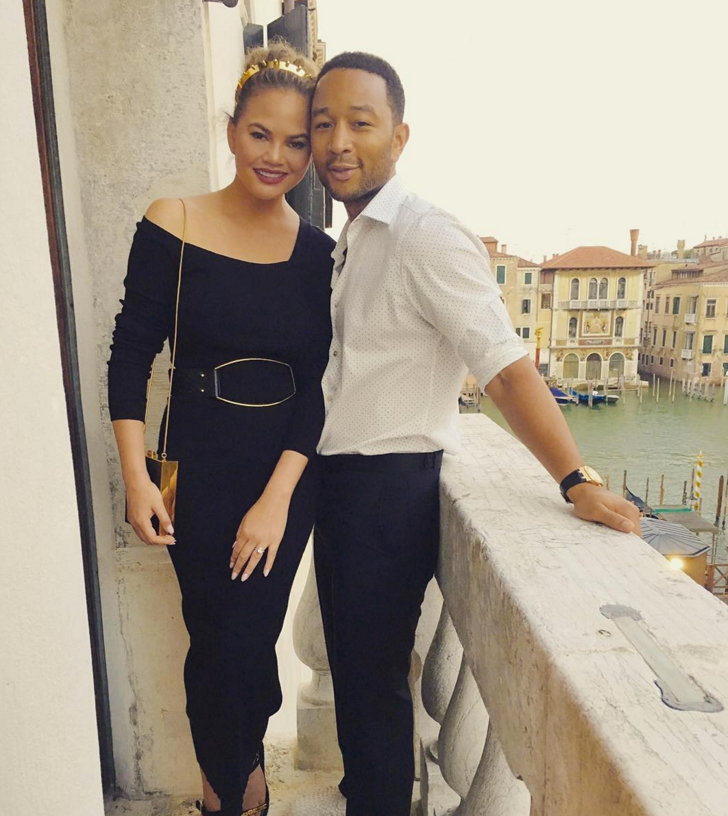 John Legend, Chrissy Teigen and Their Daughter Luna Vacation In Italy (Again!)